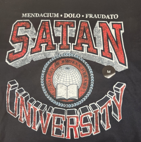 NWT Men's Satan University Everyday Vandals T-shirt - Picture 2 of 4